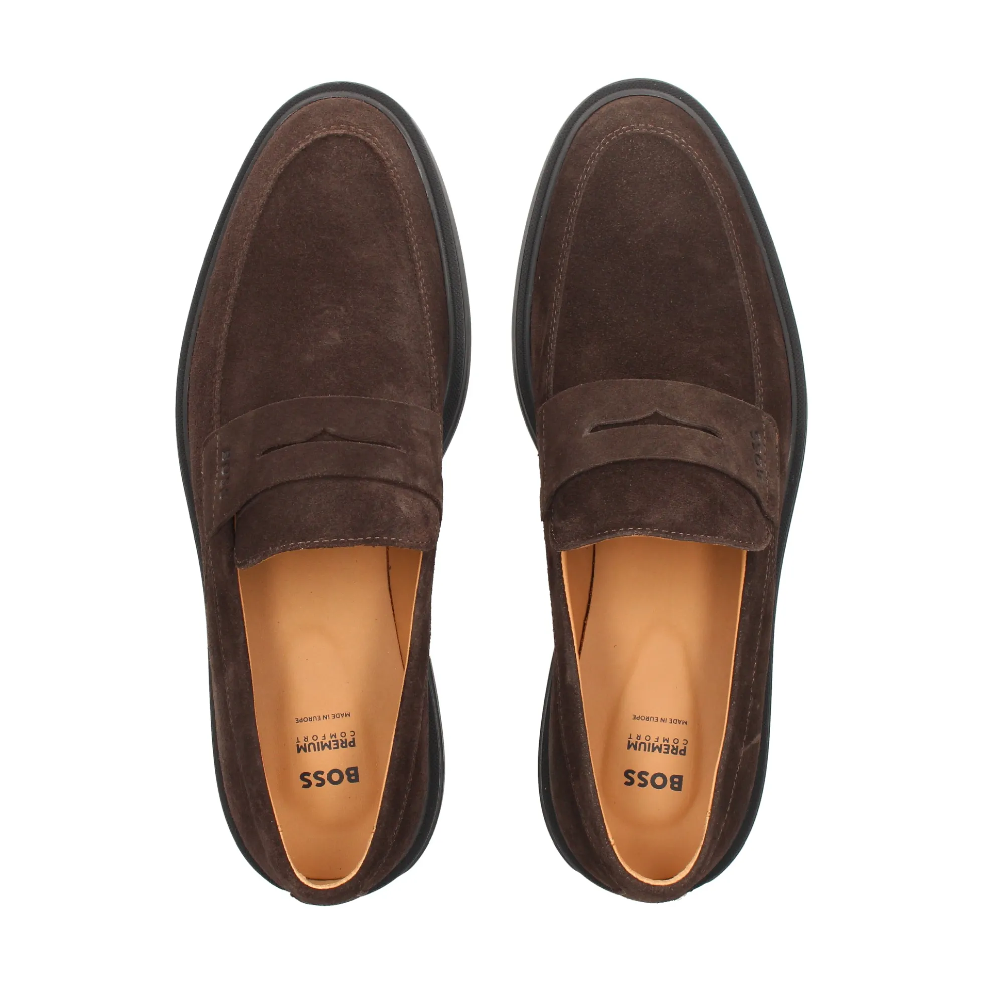 BOSS Mocasines de Hombre Calev_Loaf_sdfb 10262618 01 201 DARK BROWN