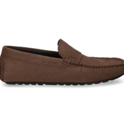 BOSS Mocasines de Hombre Noel_Mocc_tbnu 205 DARK BROWN