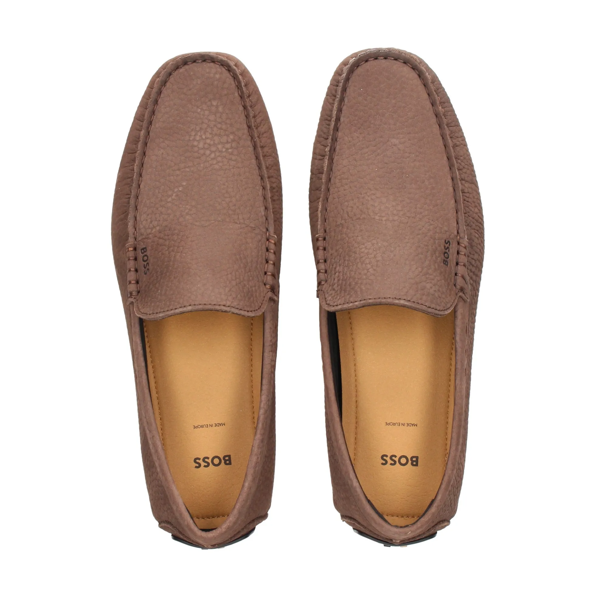 BOSS Mocasines de Hombre Noel_Mocc_tbnu 205 DARK BROWN