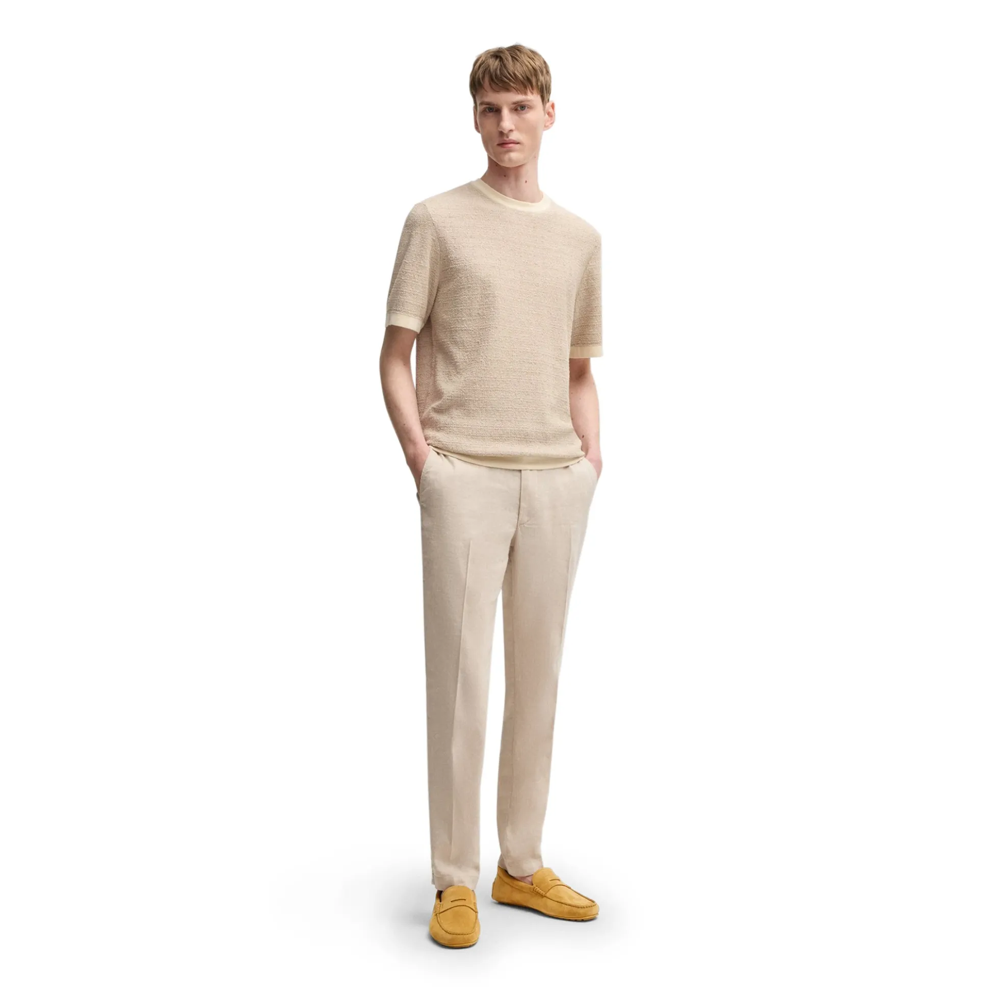 BOSS Mocasines de Hombre Noel_Mocc_sdpeb (305685) 701 Dark Yellow