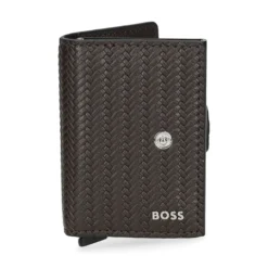 BOSS Tarjetero Daxter_W_Secrid 207 Dark Brown