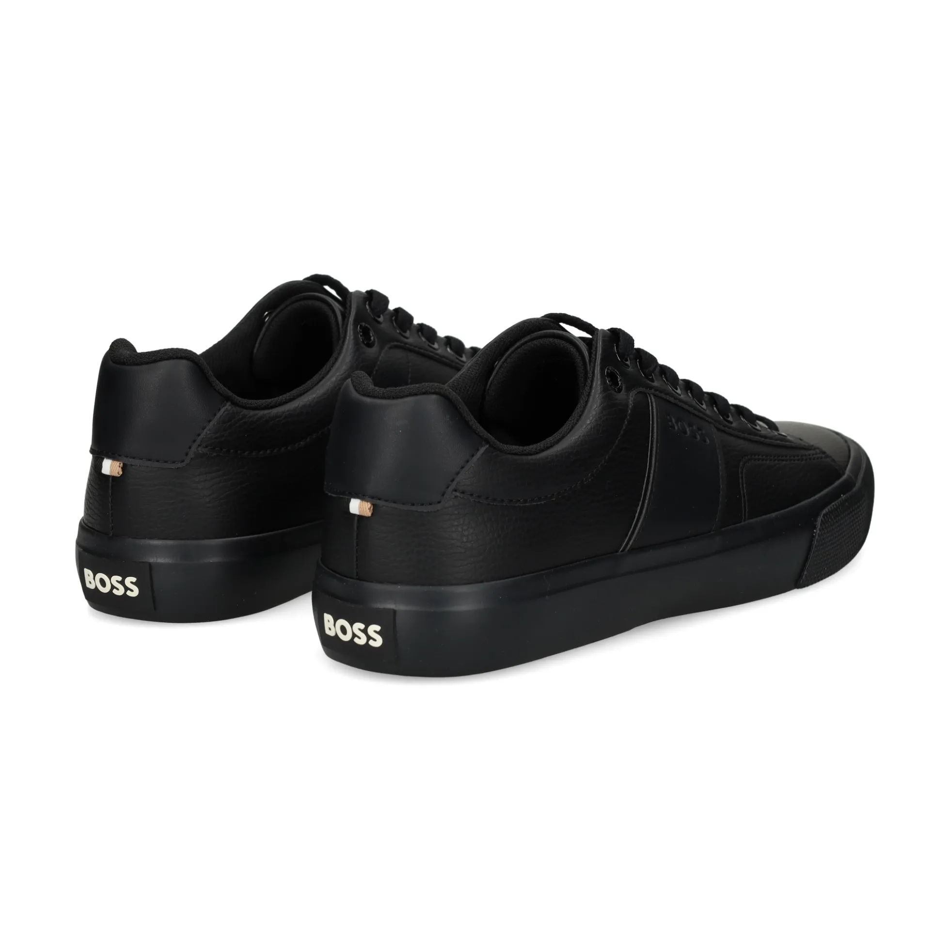 BOSS Zapatillas de Hombre Aiden_Tenn_grltp 005 BLACK