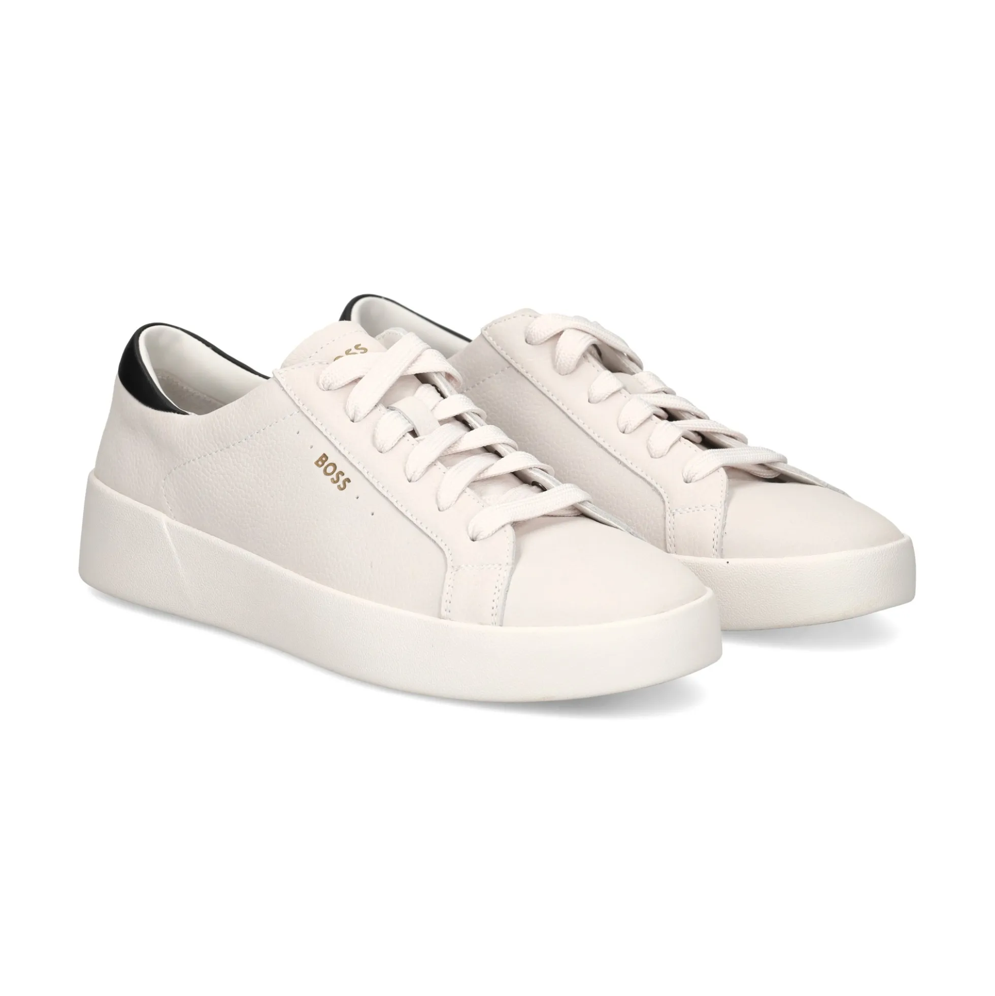 BOSS Zapatillas de Hombre Belwar_Tenn_tb 121-Open White