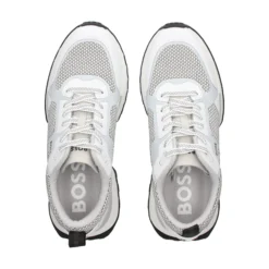 BOSS Zapatillas de Hombre Jonah_Runn_meth (286595) 120 Open White