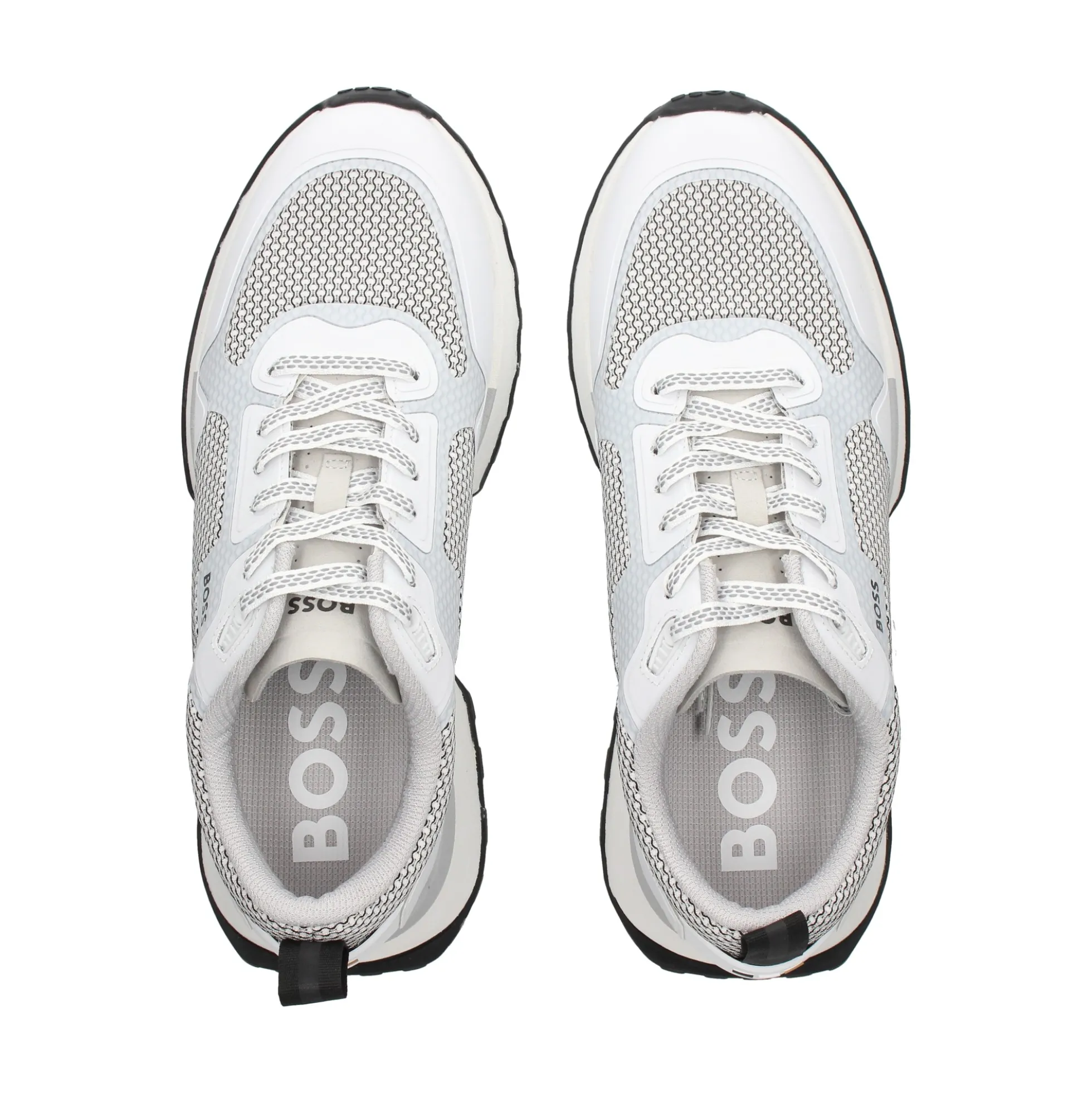 BOSS Zapatillas de Hombre Jonah_Runn_meth (286595) 120 Open White
