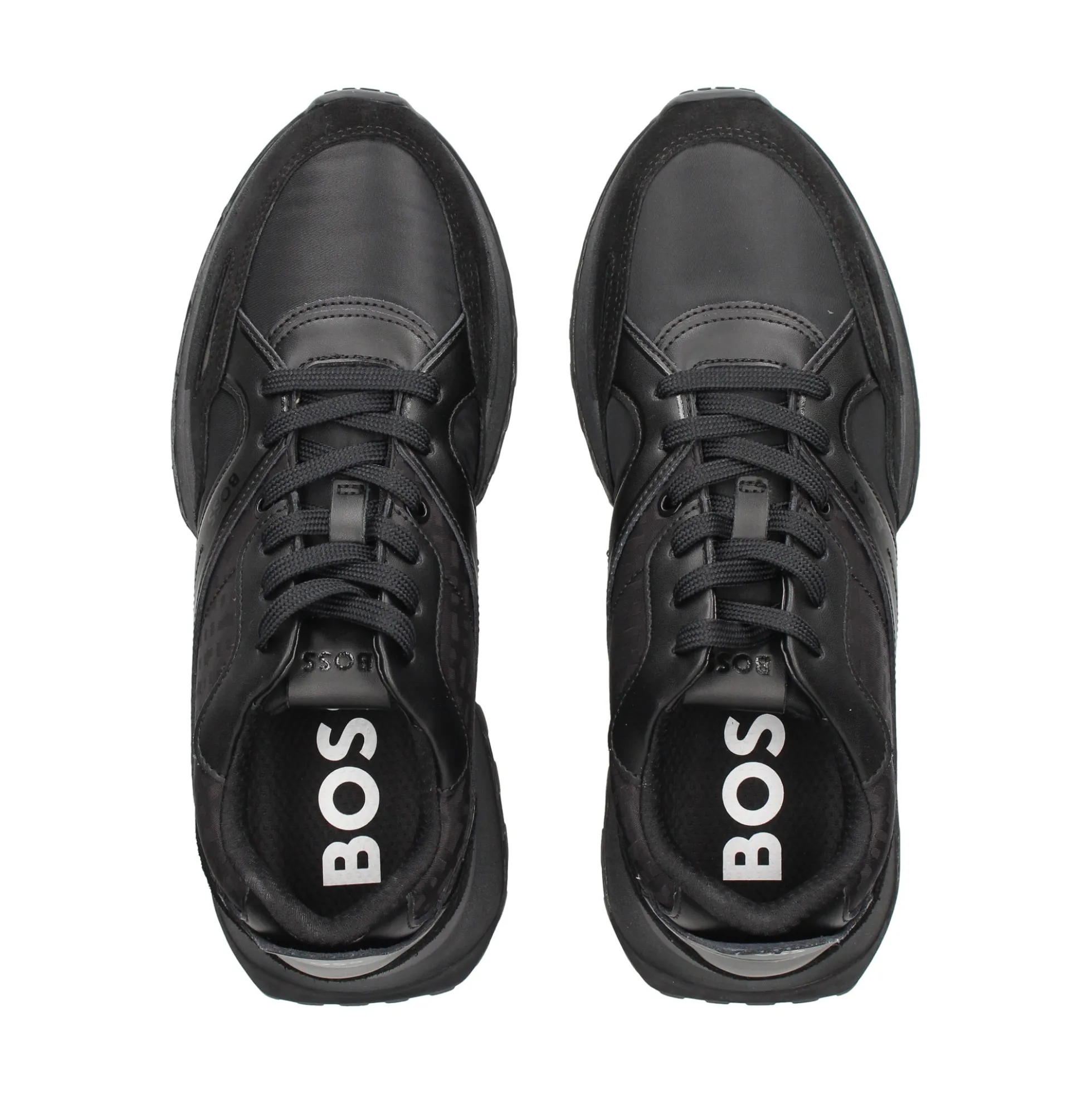 BOSS Zapatillas de Hombre Jonah_Runn_mxmnN 005 BLACK