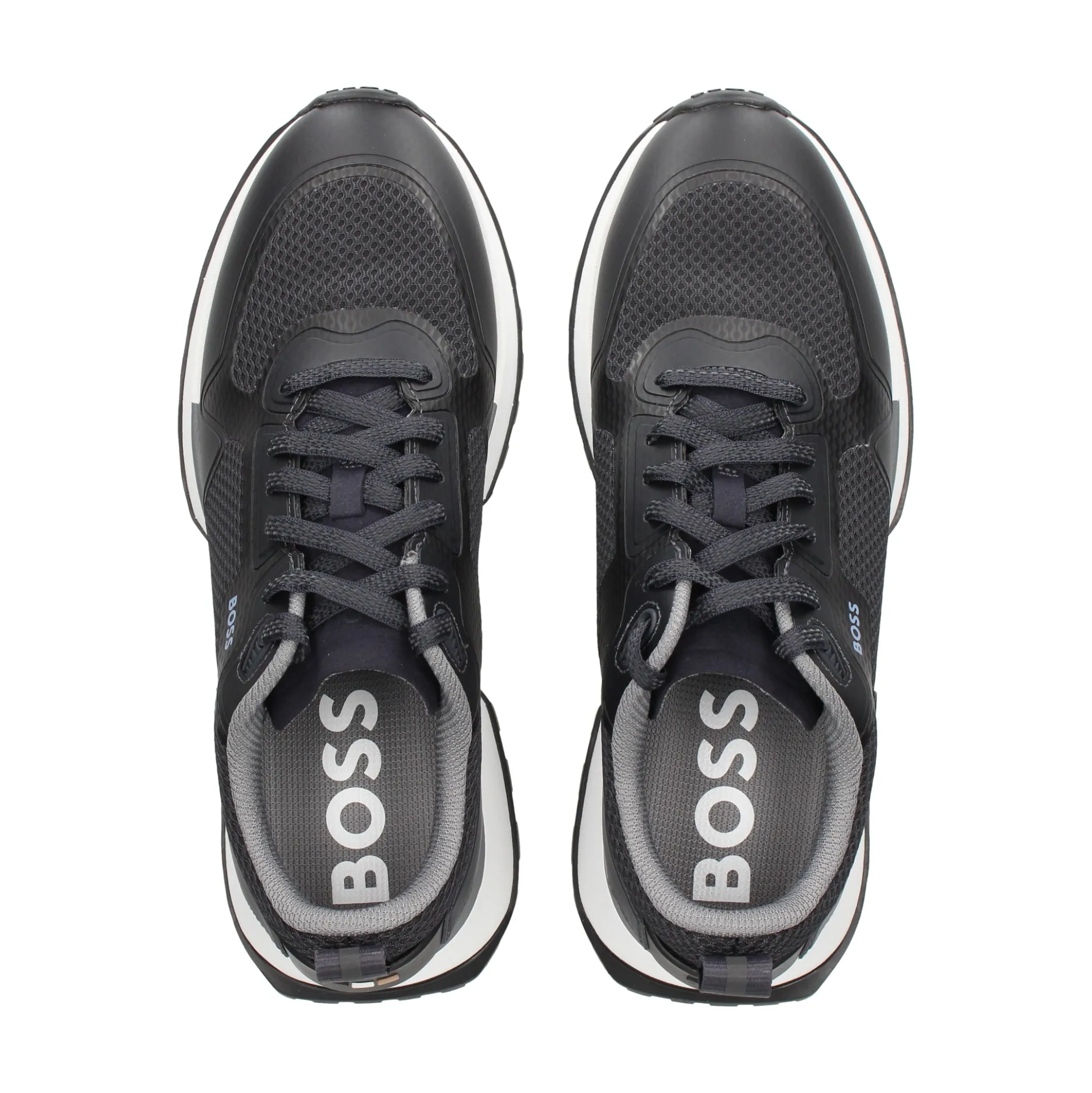 BOSS Zapatillas de Hombre Jonah_Runn_meth 402-Dark Blue