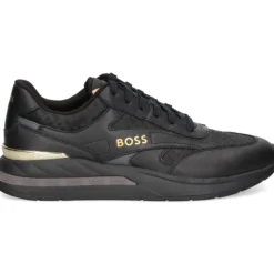 BOSS Zapatillas de Hombre Kurt_Runn_mnmx 007 NEGRO
