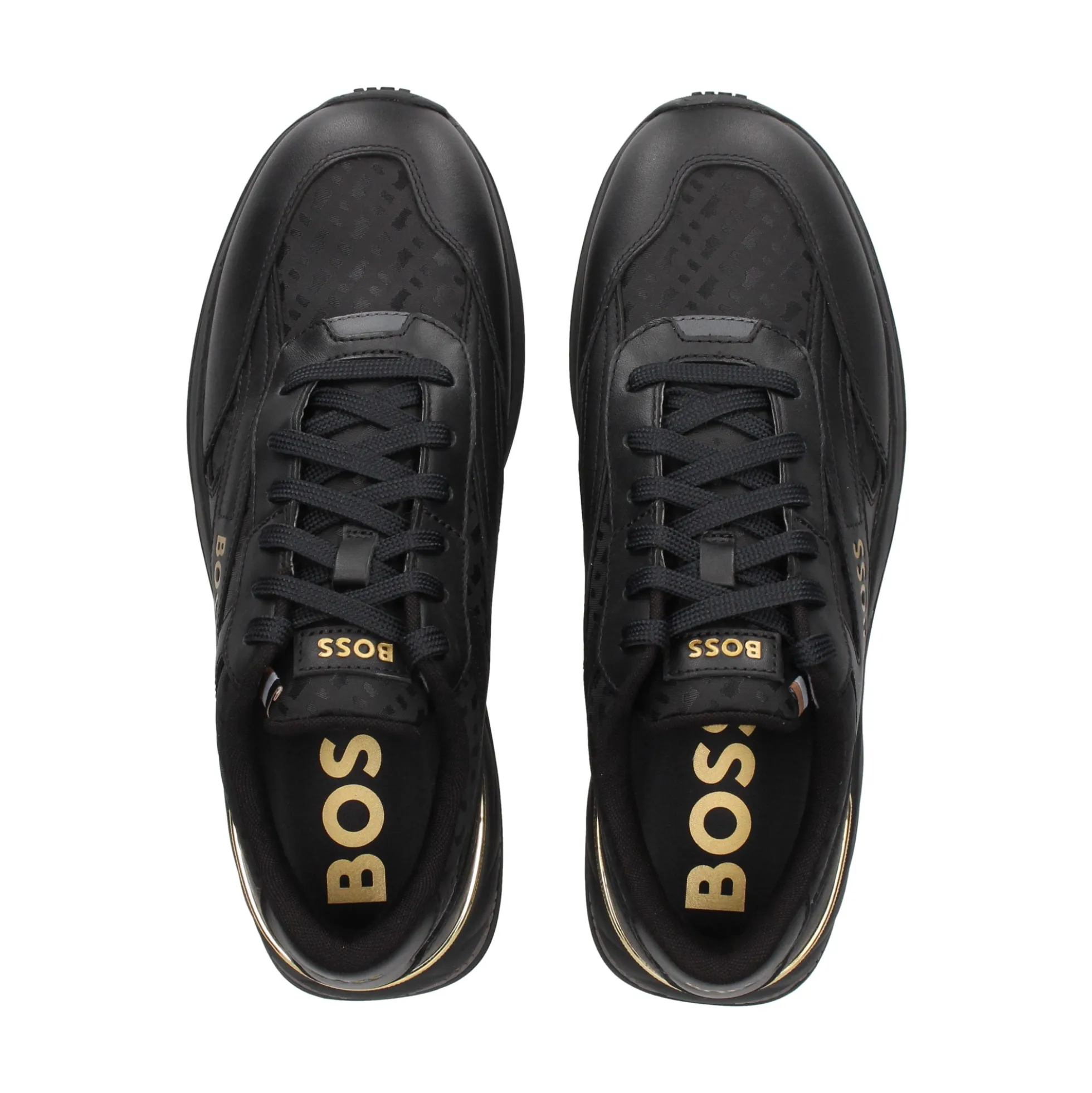 BOSS Zapatillas de Hombre Kurt_Runn_mnmx 007 NEGRO