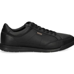 BOSS Zapatillas de Hombre Nitan_Lowp_bu 005 BLACK