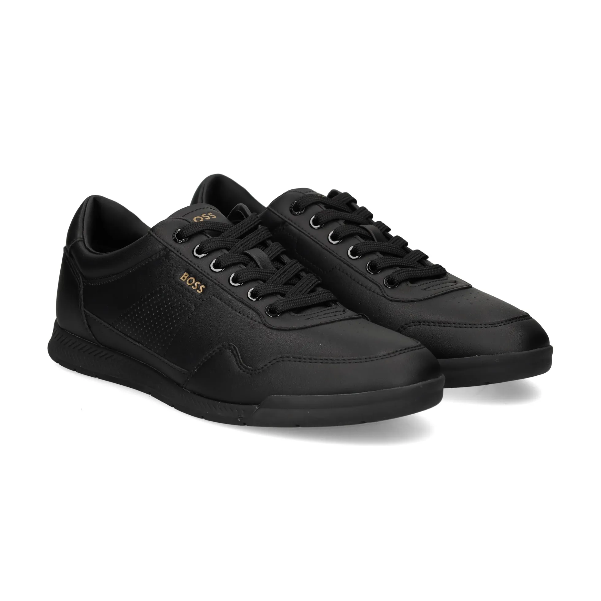 BOSS Zapatillas de Hombre Nitan_ltpf 005 BLACK