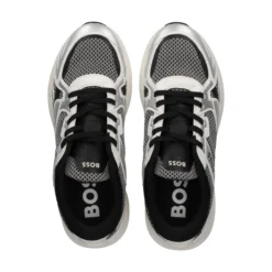BOSS Zapatillas de Hombre Owen_Runn_memt 041 SILVER