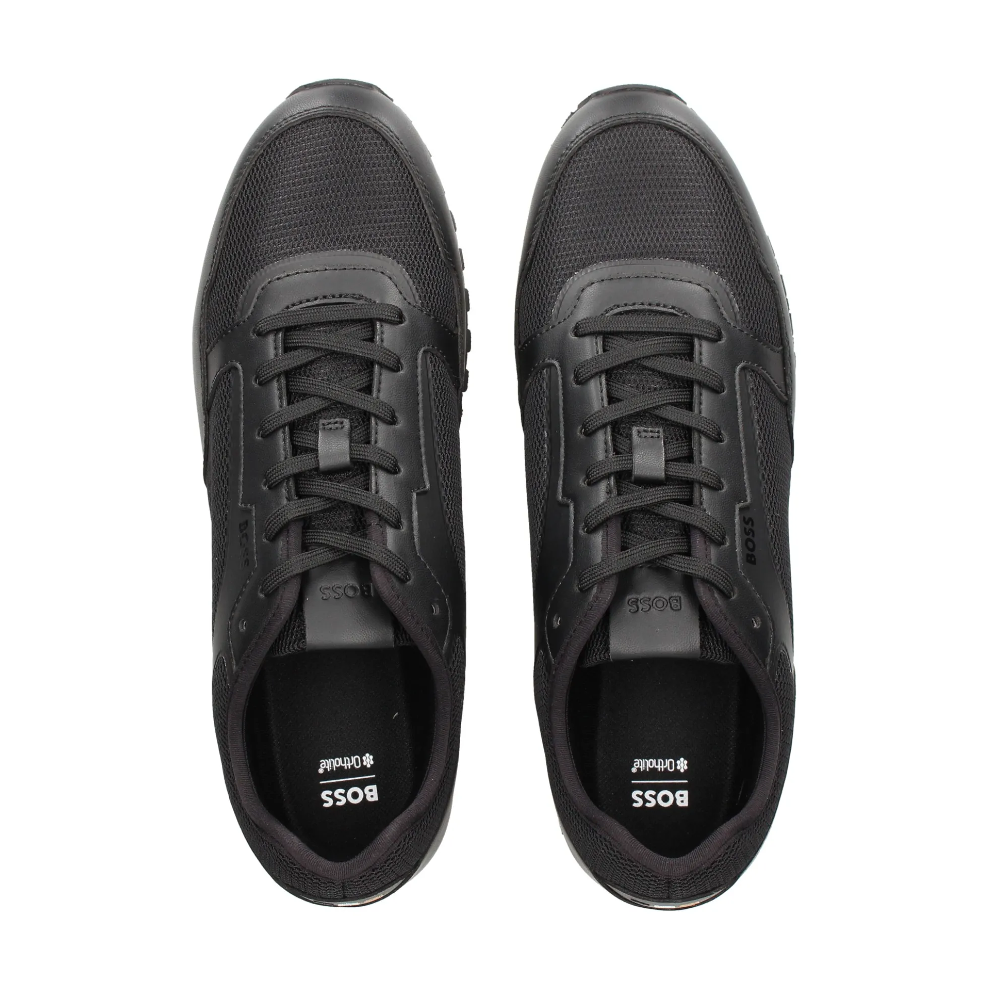 BOSS Zapatillas de Hombre Parkour-L_Runn_methn 102779 005 BLACK
