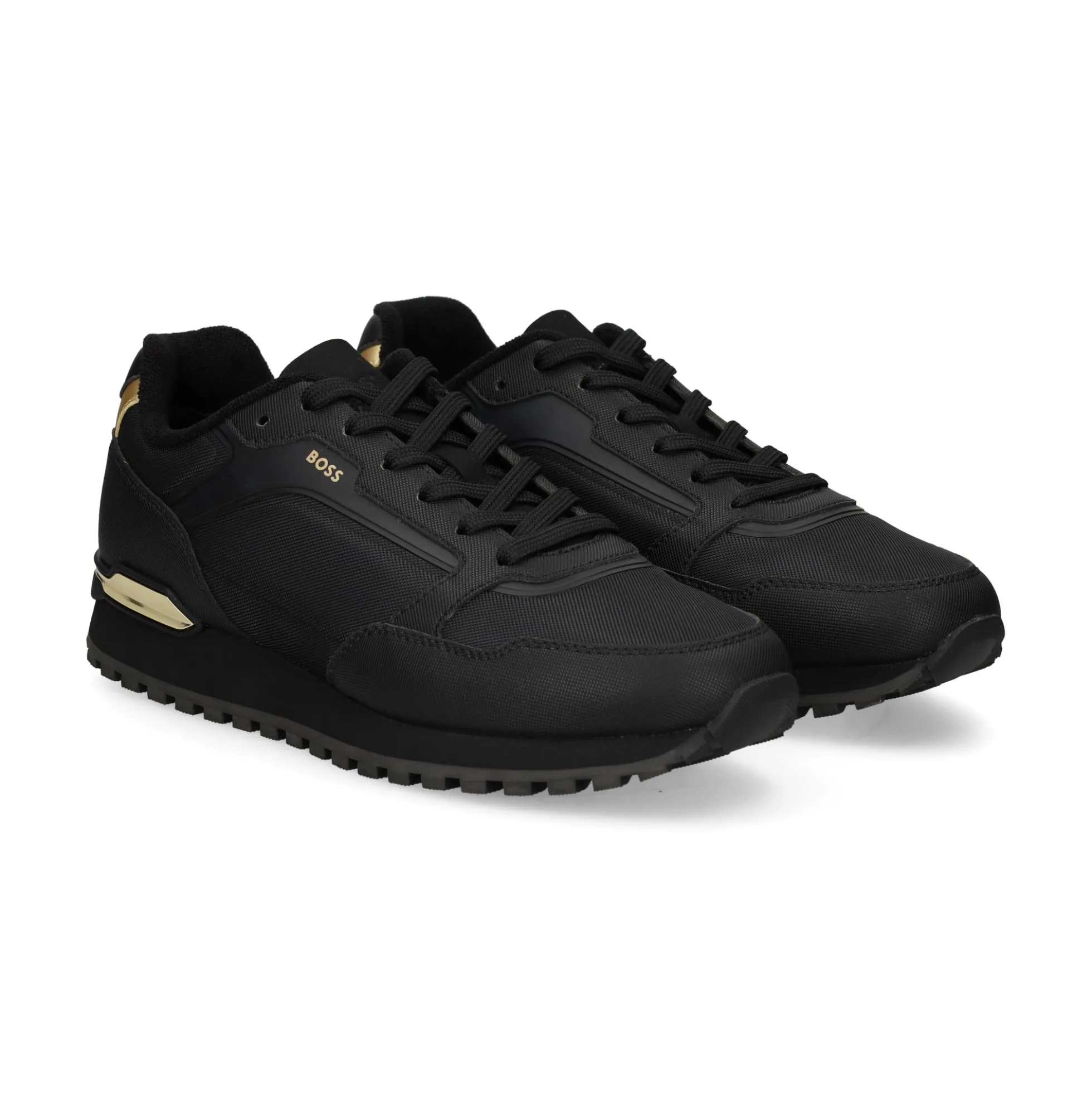 BOSS Zapatillas de Hombre Parkour-L_Runn_txhf 007 NEGRO