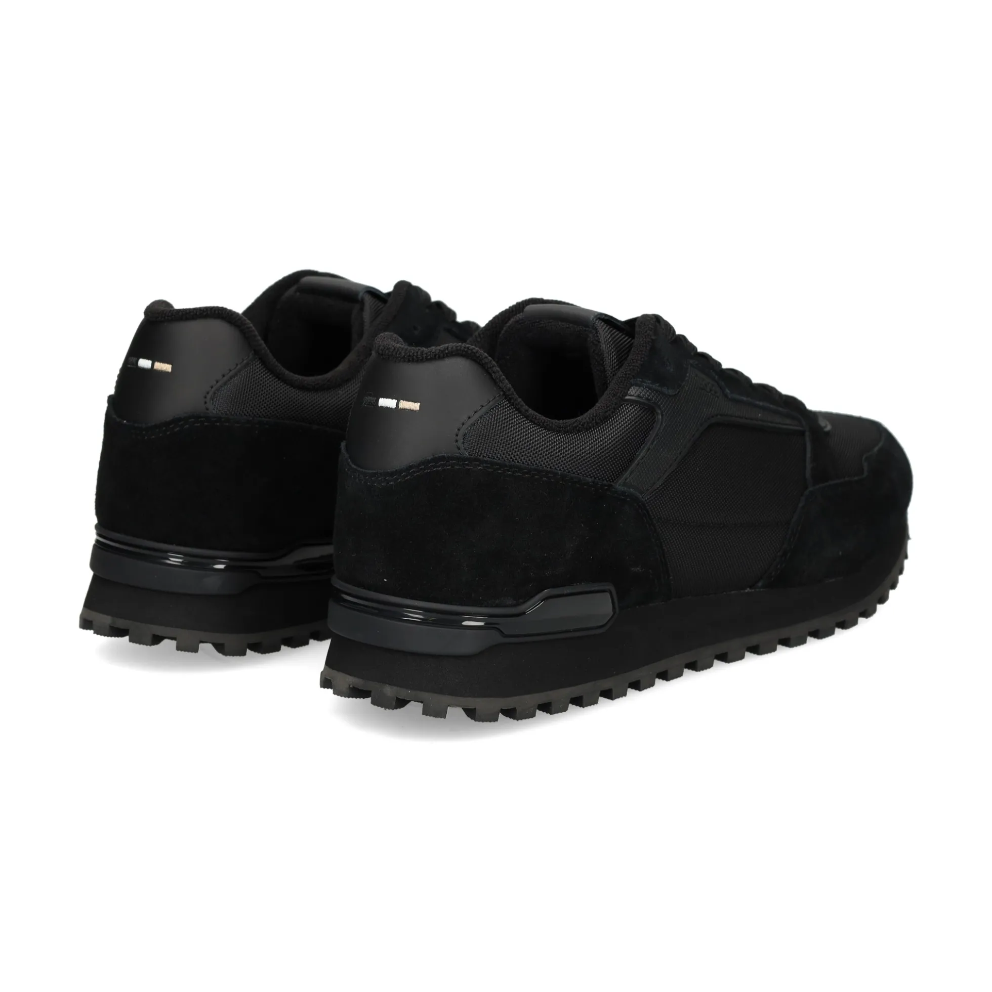 BOSS Zapatillas de Hombre Parkour-L_Runn_sdnyt 005 BLACK