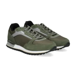 BOSS Zapatillas de Hombre Parkour-L_Runn_sdnyt 301 DARK GREEN