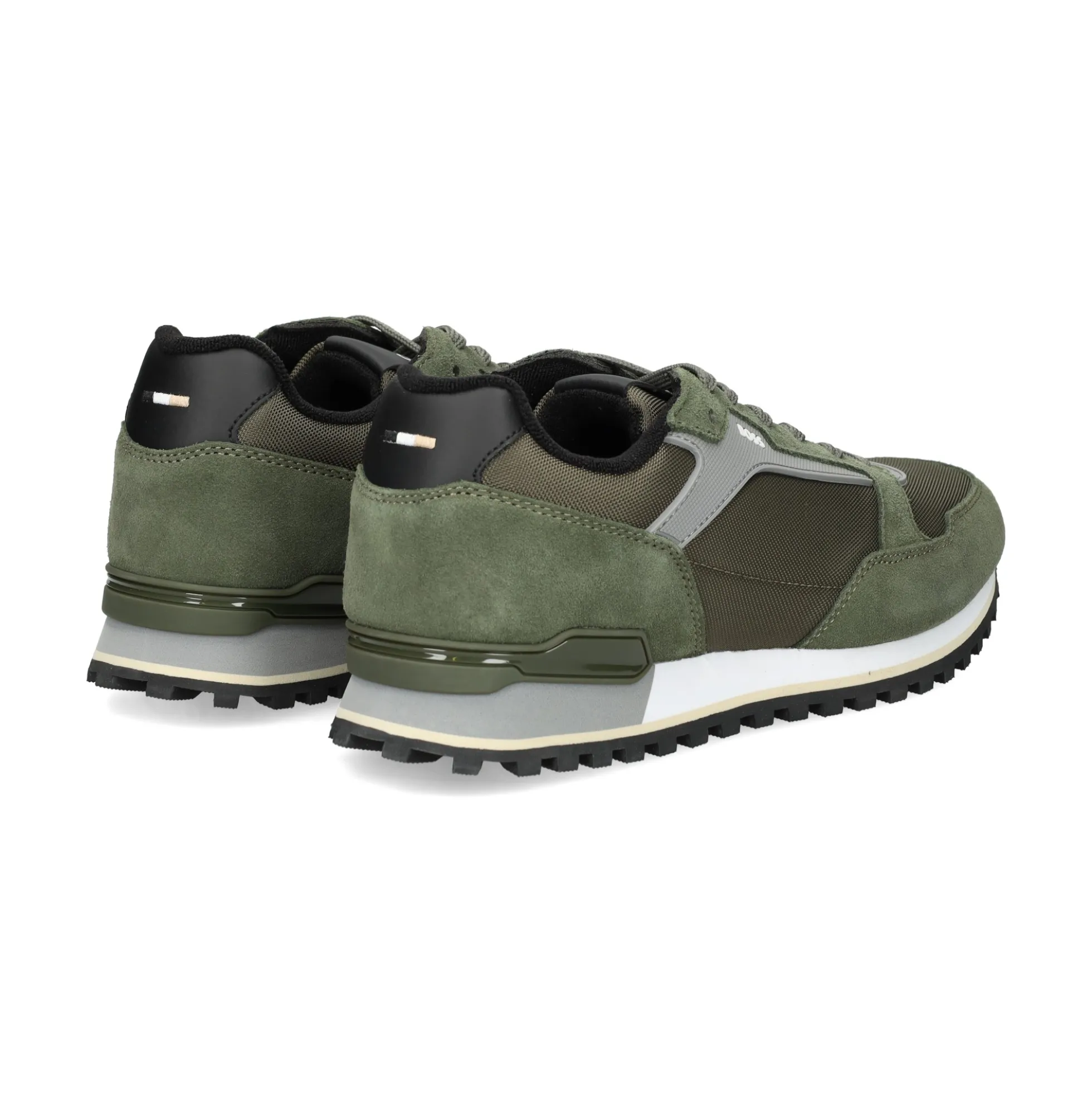 BOSS Zapatillas de Hombre Parkour-L_Runn_sdnyt 301 DARK GREEN