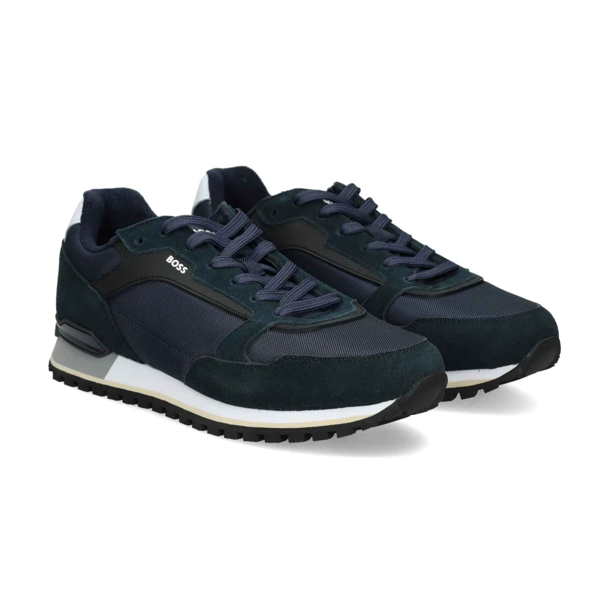 BOSS Zapatillas de Hombre Parkour-L_Runn_sdnyt 401 DARK BLUE