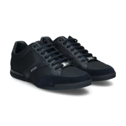BOSS Zapatillas de Hombre Saturn_Lowp_lux4 A 401 DARK BLUE