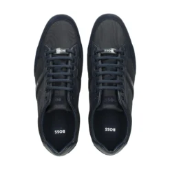 BOSS Zapatillas de Hombre Saturn_Lowp_lux4 A 401 DARK BLUE
