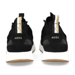 BOSS Zapatillas de Hombre Titanium_Runn_knst_N 014 Charcoal