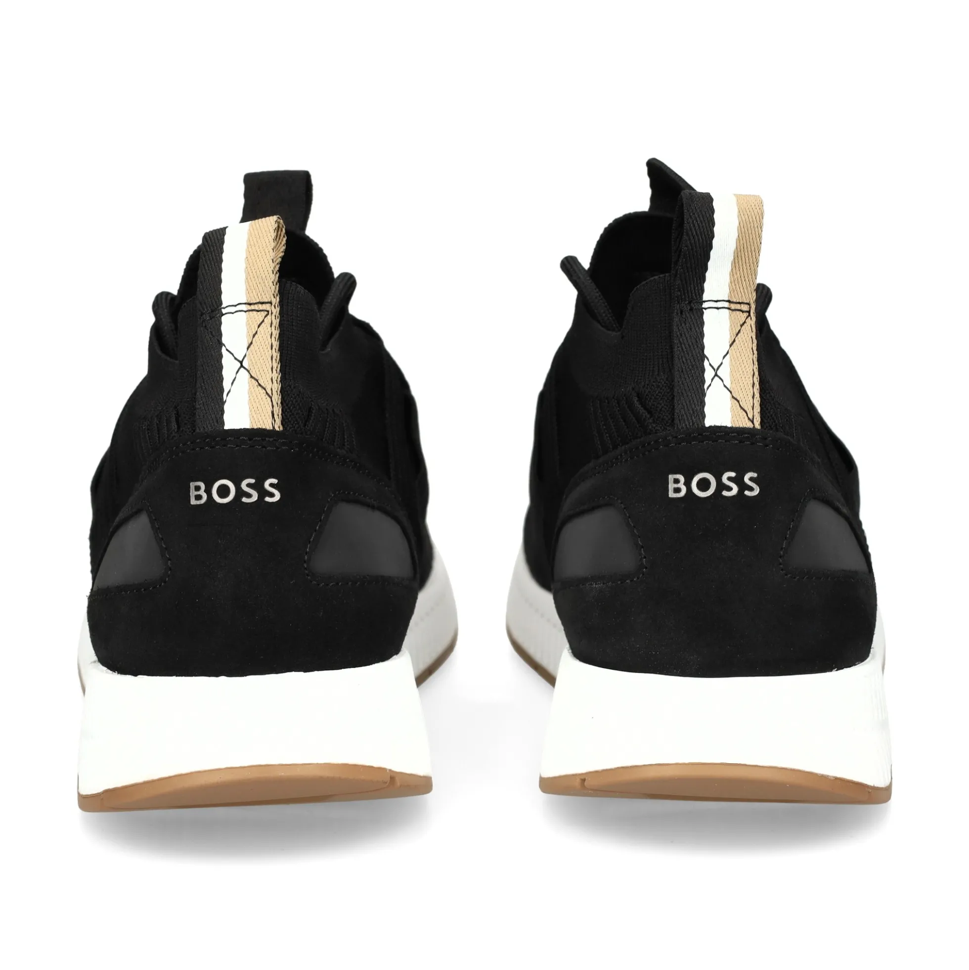 BOSS Zapatillas de Hombre Titanium_Runn_knst_N 014 Charcoal