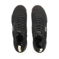 BOSS Zapatillas de Hombre Titanium_Runn_knst_N 014 Charcoal