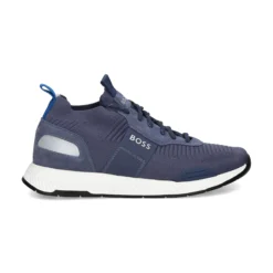 BOSS Zapatillas de Hombre Titanium_Runn_knst 413 Navy