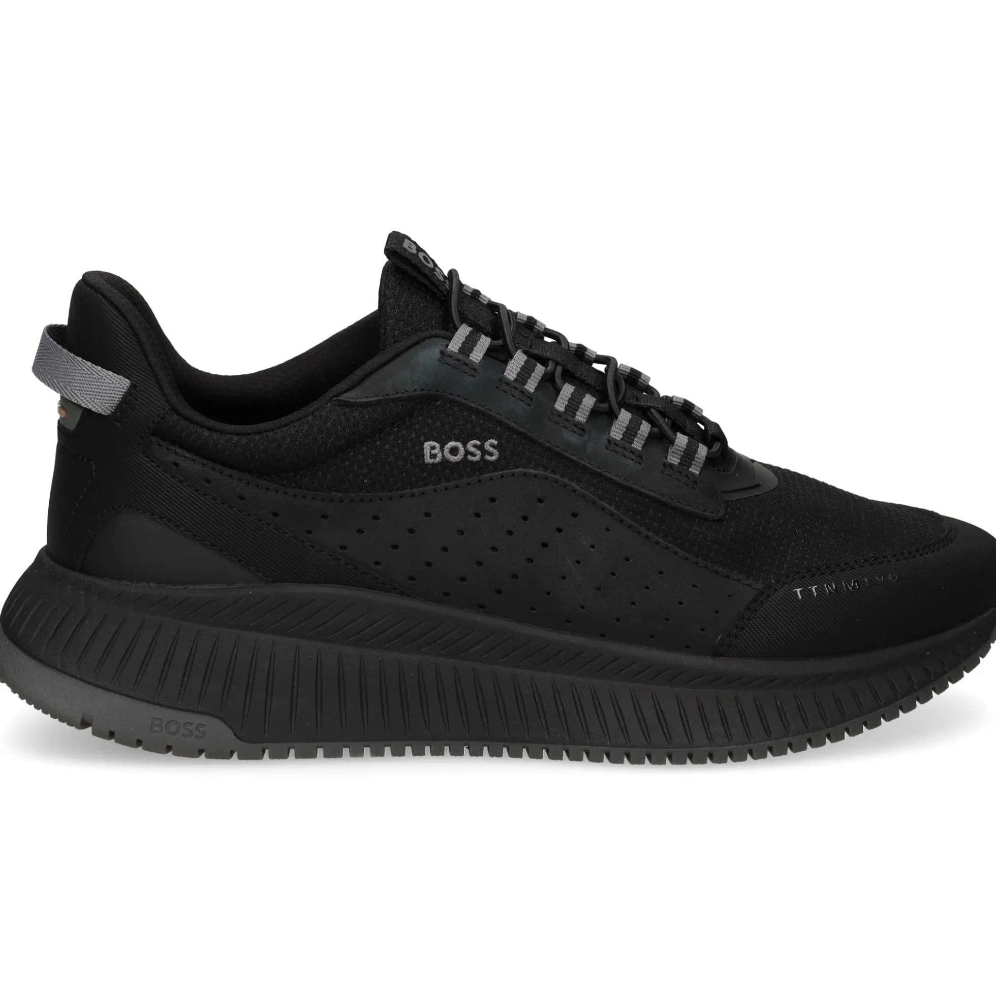 BOSS Zapatillas de Hombre TTNM EVO_Runn_menutp 005 BLACK