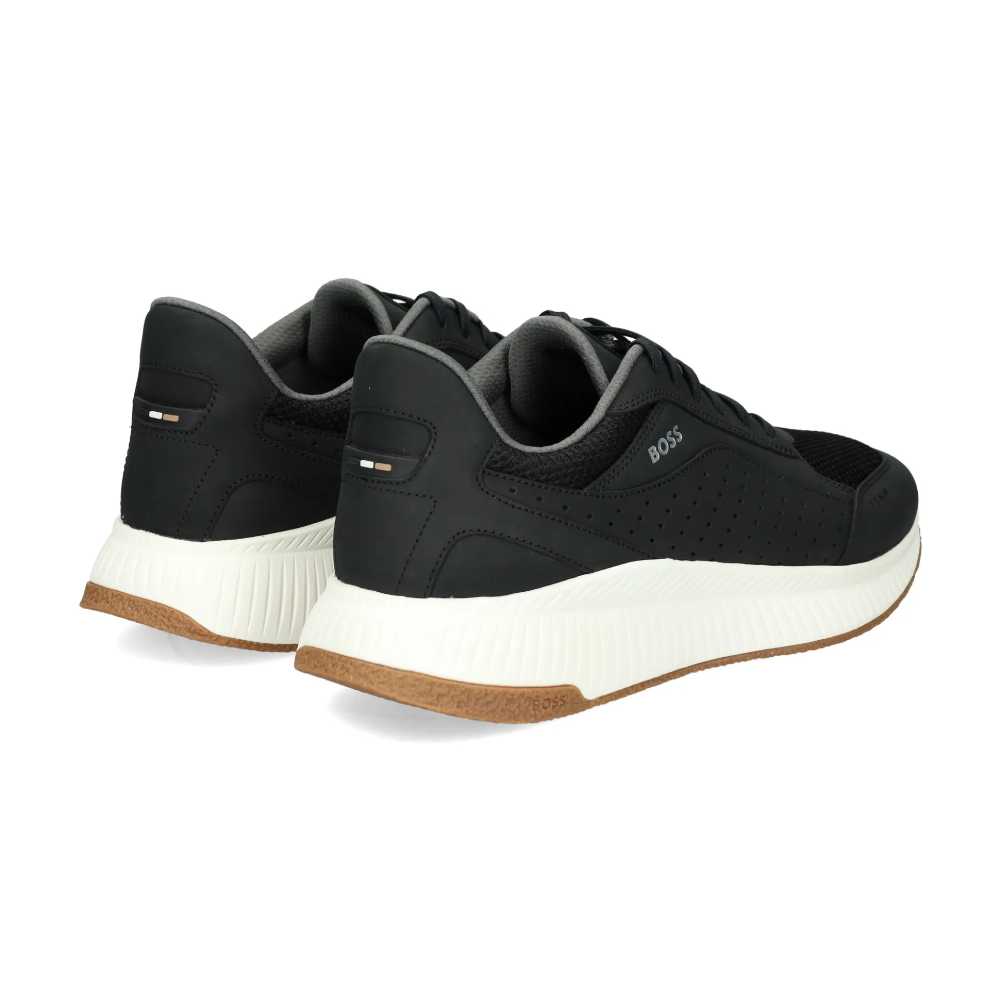 BOSS Zapatillas de Hombre TTNM EVO_Runn_nume 001-Black