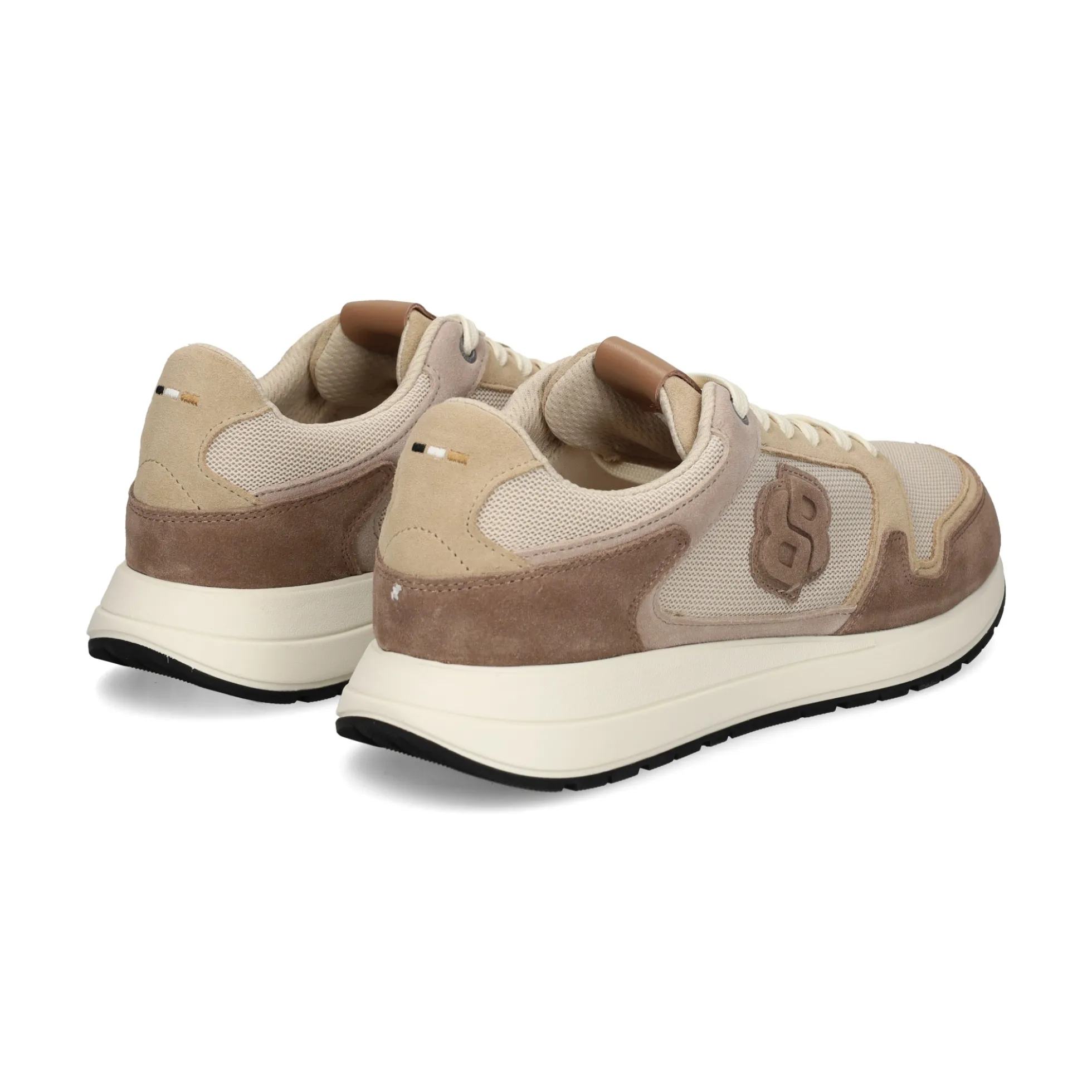 BOSS Zapatillas de Hombre Vinston_Runn_sdmeBB 1027484 280 OPEN BEIGE