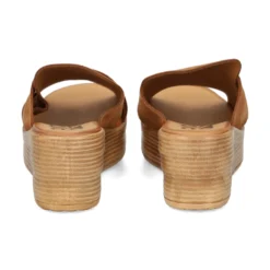 BUENO Sandalias con plataforma de Mujer WA4703 ALFA CUERO