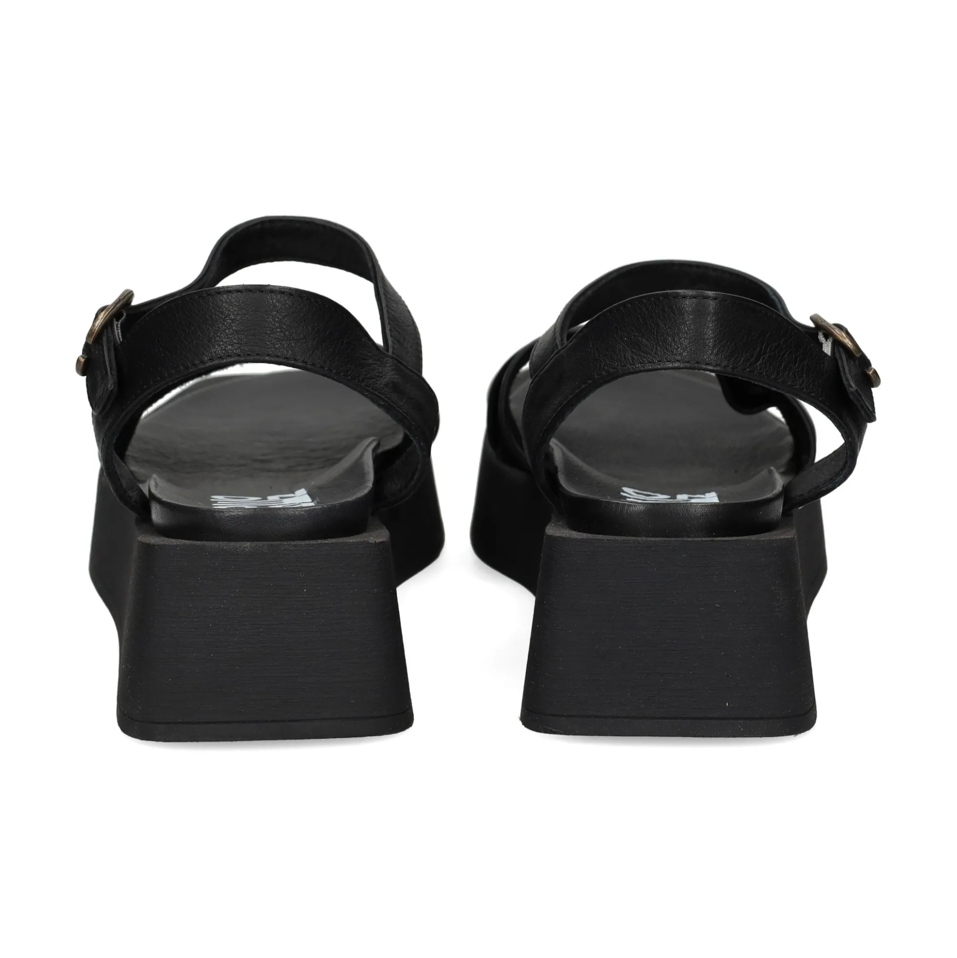 BUENO Sandalias con plataforma de Mujer WY5909 NEGRO