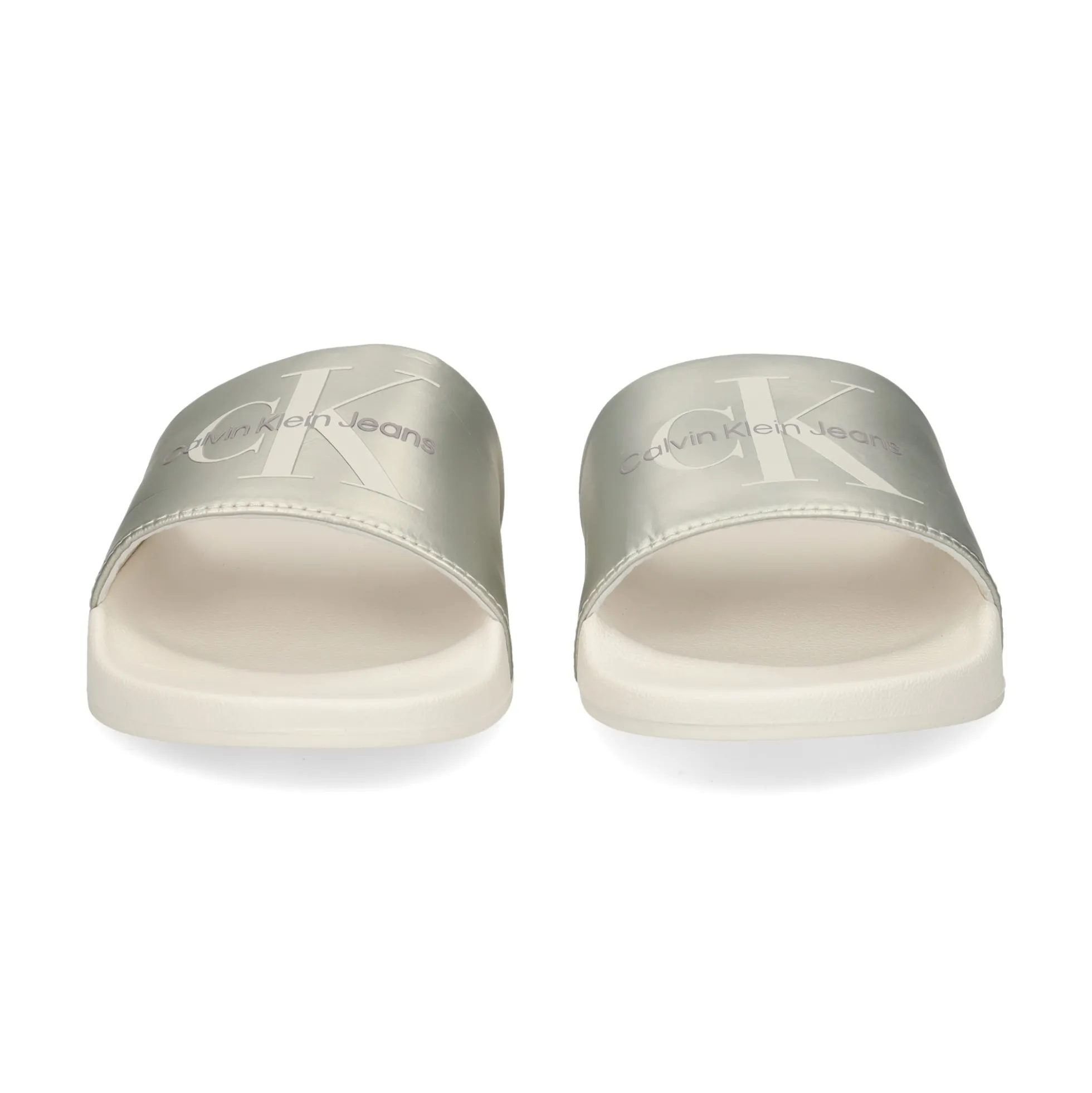 CALVIN KLEIN Sandalias planas de Mujer YW0YW01243 0GI CREAMY WHIT