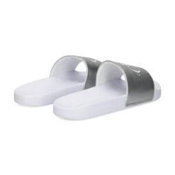 CALVIN KLEIN Sandalias planas de Mujer YW0YW01243 0K9 WHITE/SILVE