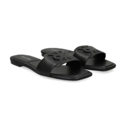 CALVIN KLEIN Sandalias planas de Mujer HW0HW03128 0GJ TRIPLE NEGR