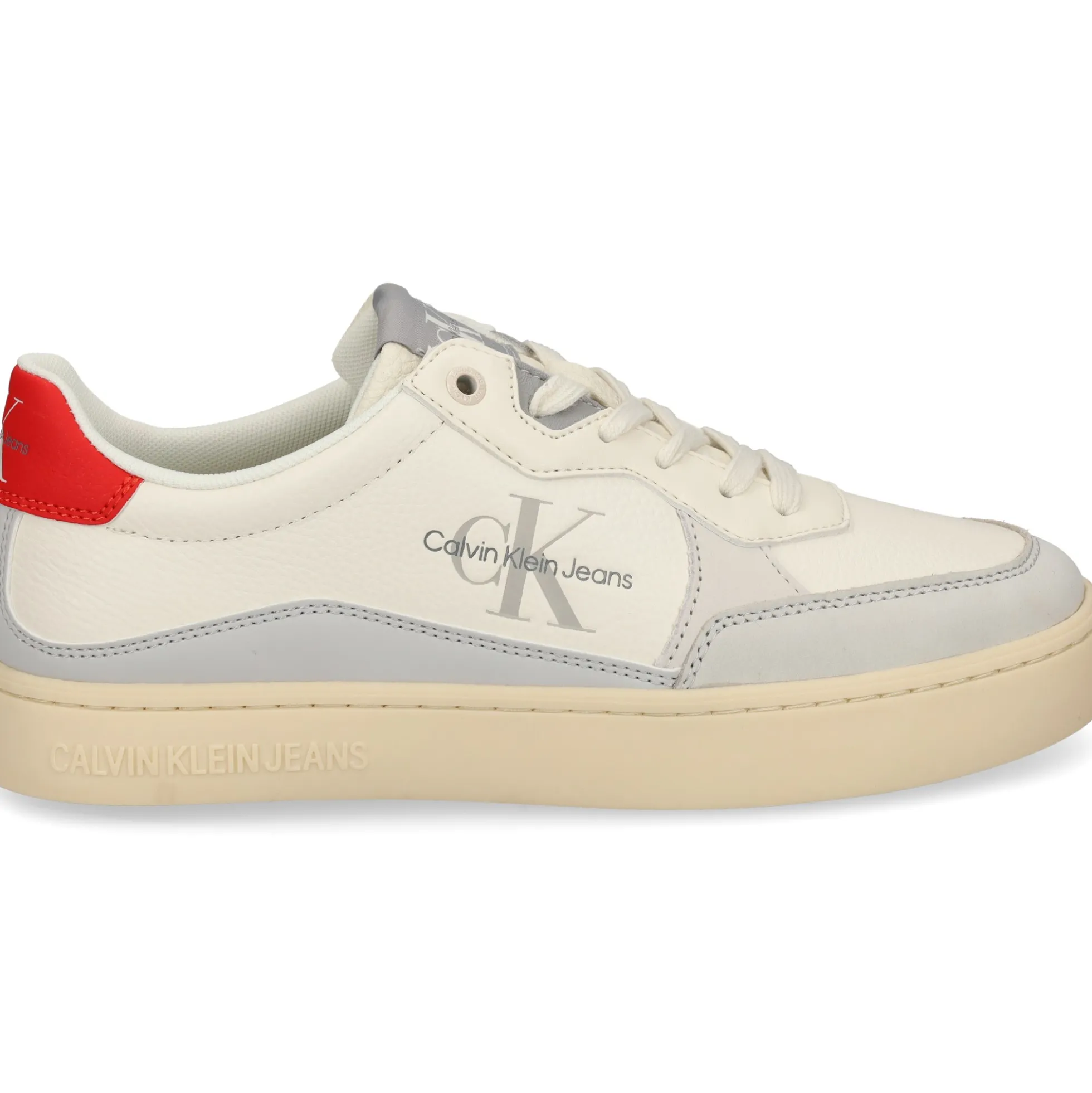 CALVIN KLEIN Zapatillas de Hombre YM0YM00885 0GC CREAMY WHIT