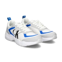 CALVIN KLEIN Zapatillas de Hombre YM0YM00638 White/blu - 0li
