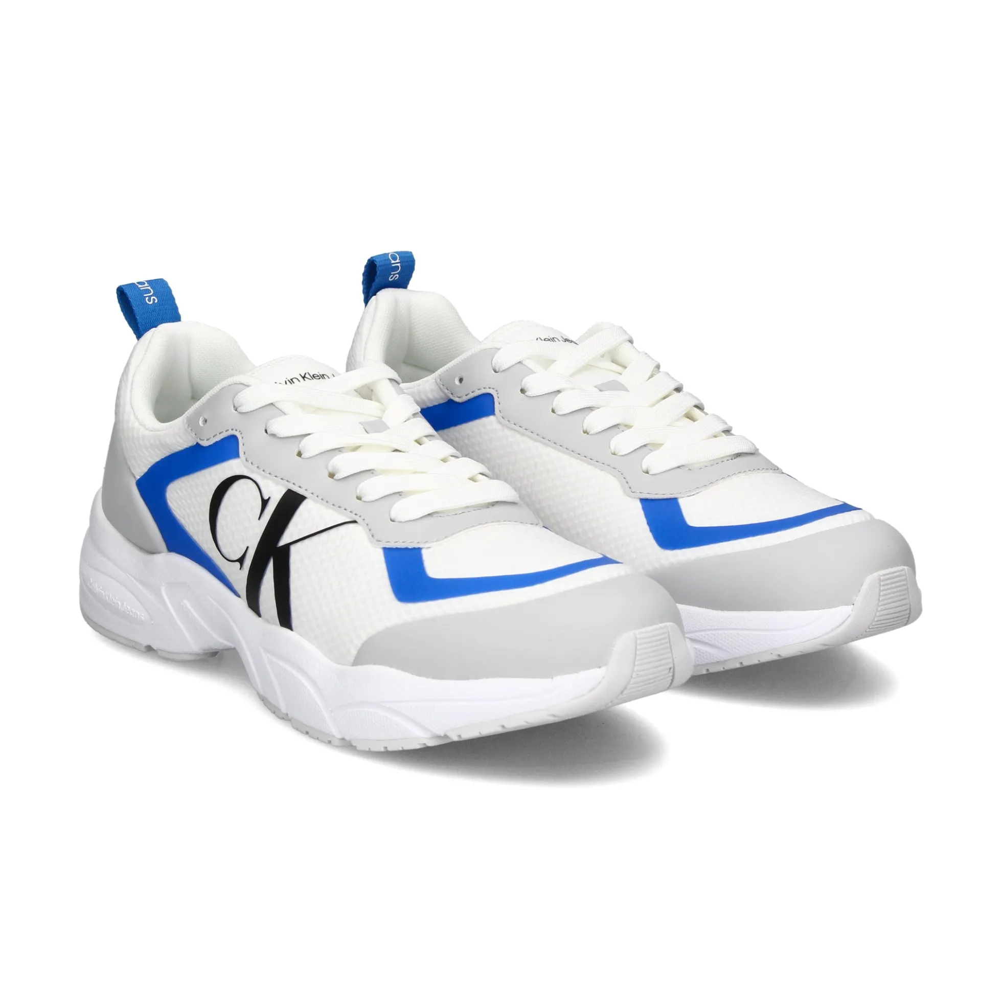 CALVIN KLEIN Zapatillas de Hombre YM0YM00638 White/blu - 0li