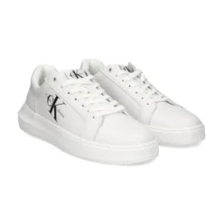 CALVIN KLEIN Zapatillas de Hombre YM0YM00681 WHITE - YBR