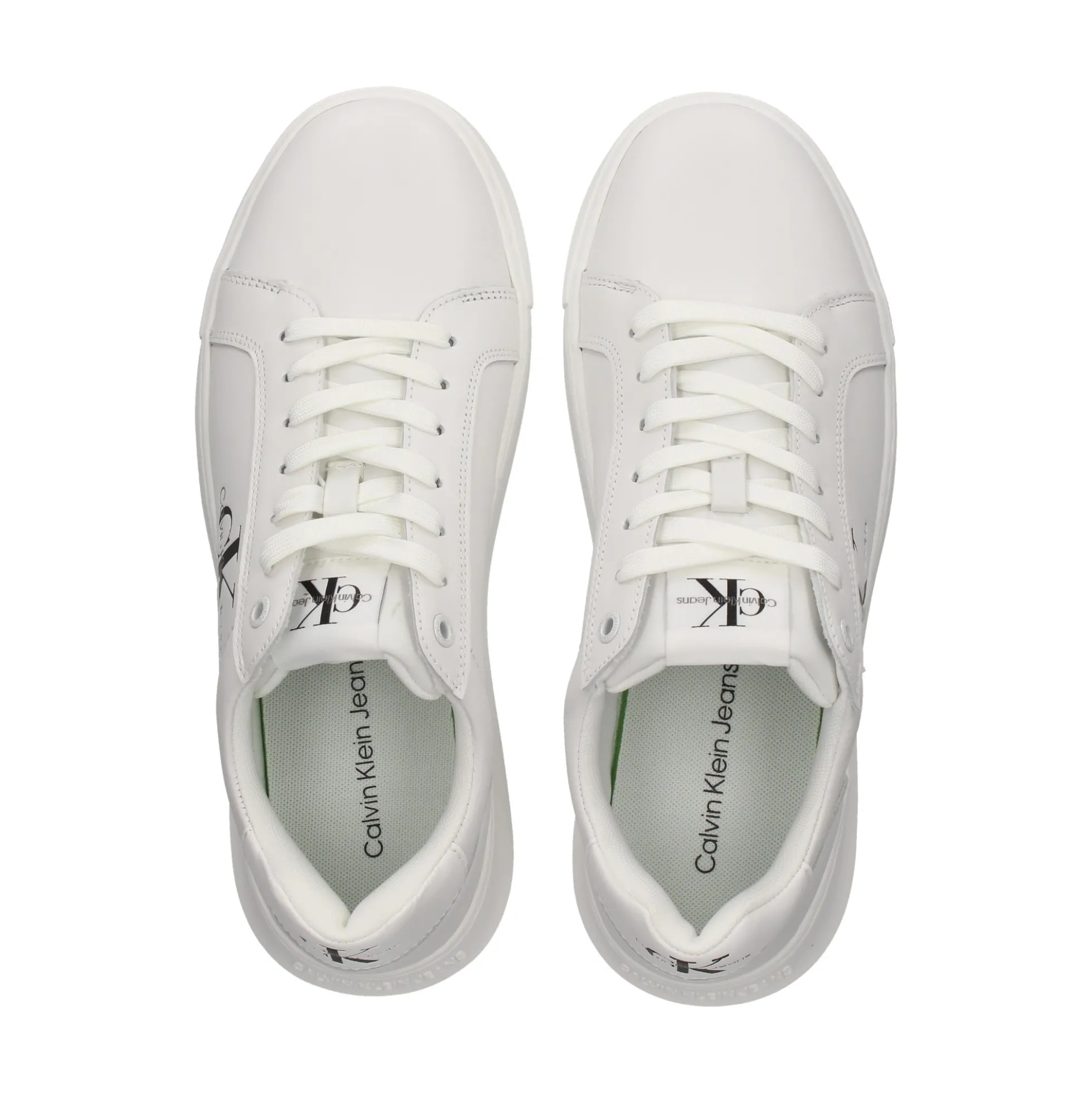 CALVIN KLEIN Zapatillas de Hombre YM0YM00681 WHITE - YBR