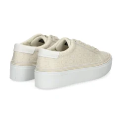 CALVIN KLEIN Zapatillas de Mujer HW0HW01670 0LD DK ECRU MON