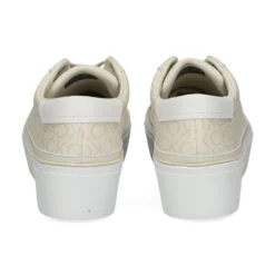CALVIN KLEIN Zapatillas de Mujer HW0HW01670 0LD DK ECRU MON