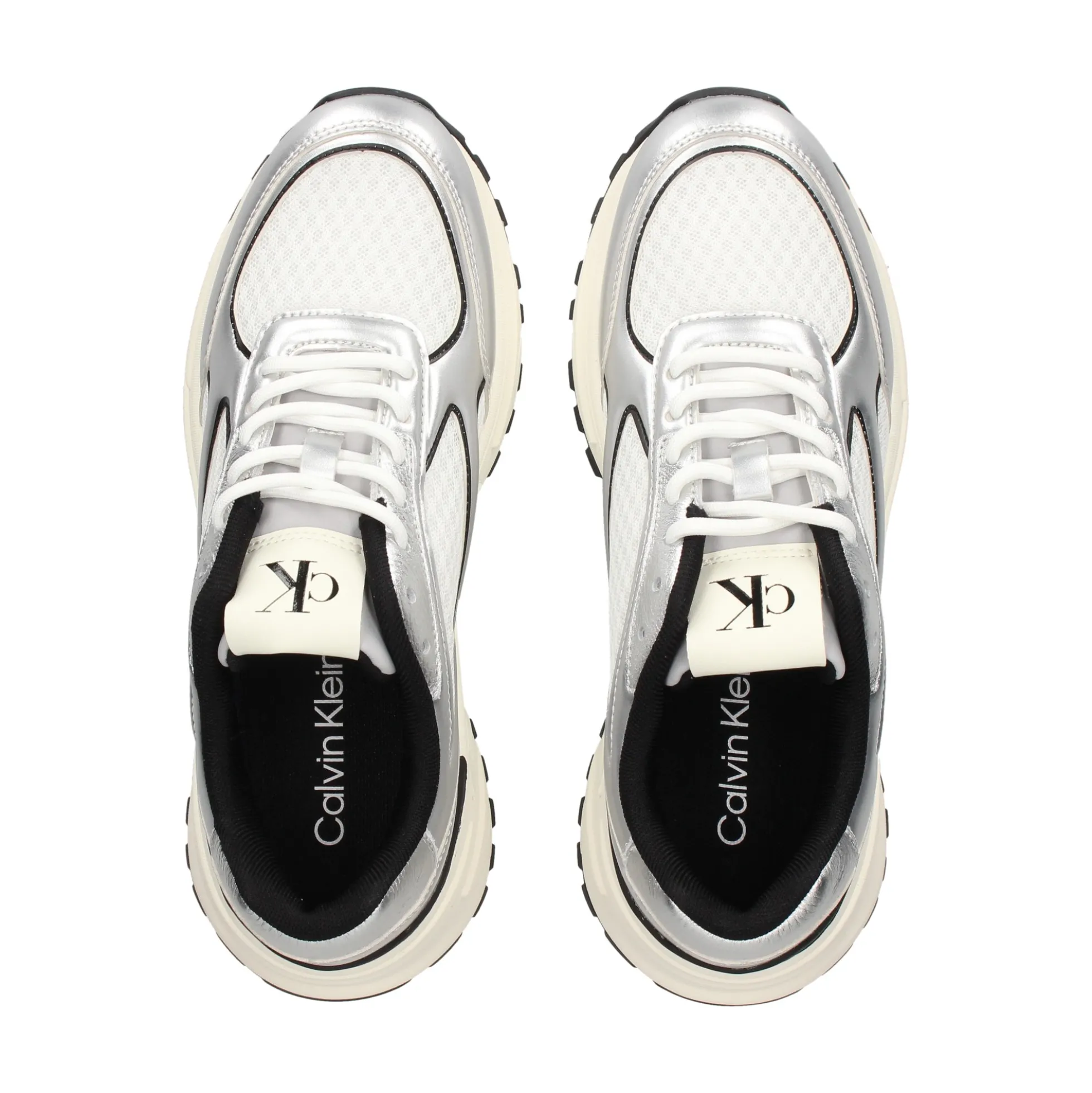 CALVIN KLEIN Zapatillas de Mujer YW0YW02063 0IX SIL/BLK/WHI