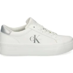 CALVIN KLEIN Zapatillas de Mujer YW0YW01877 02R BLANCO BRIL