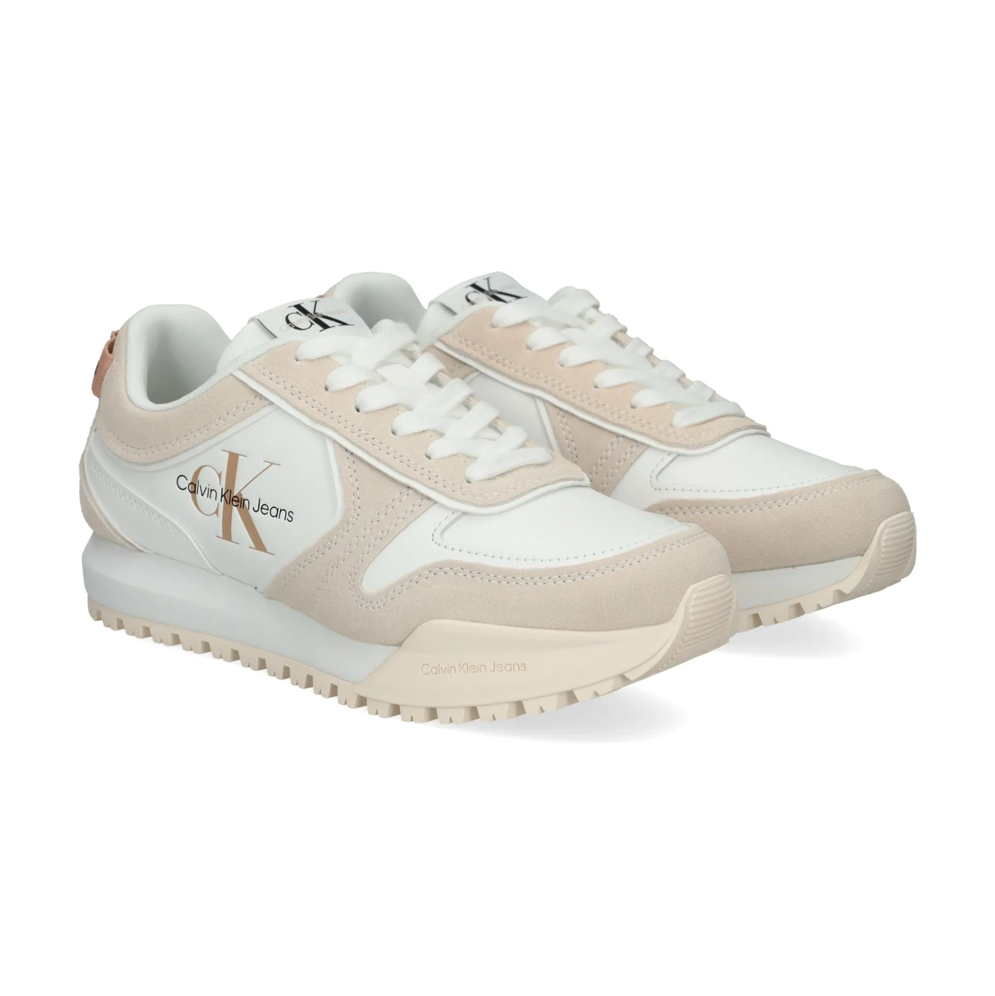 CALVIN KLEIN Zapatillas de Mujer YW0YW00934 03A WHITE/ANCIE