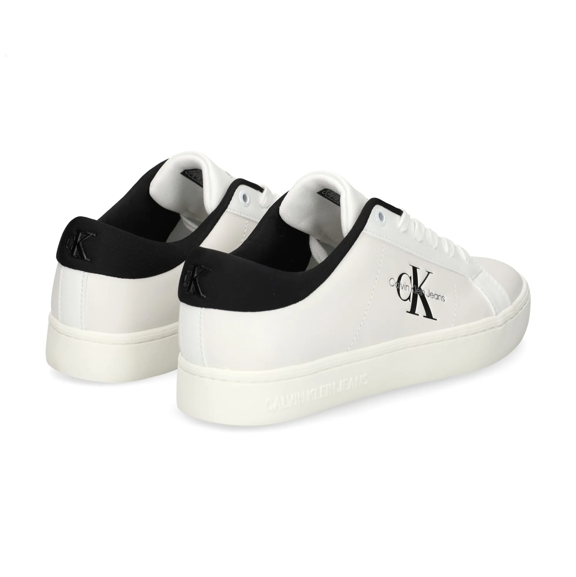 CALVIN KLEIN Zapatillas de Mujer YW0YW01444 0GM WHITE/BLACK
