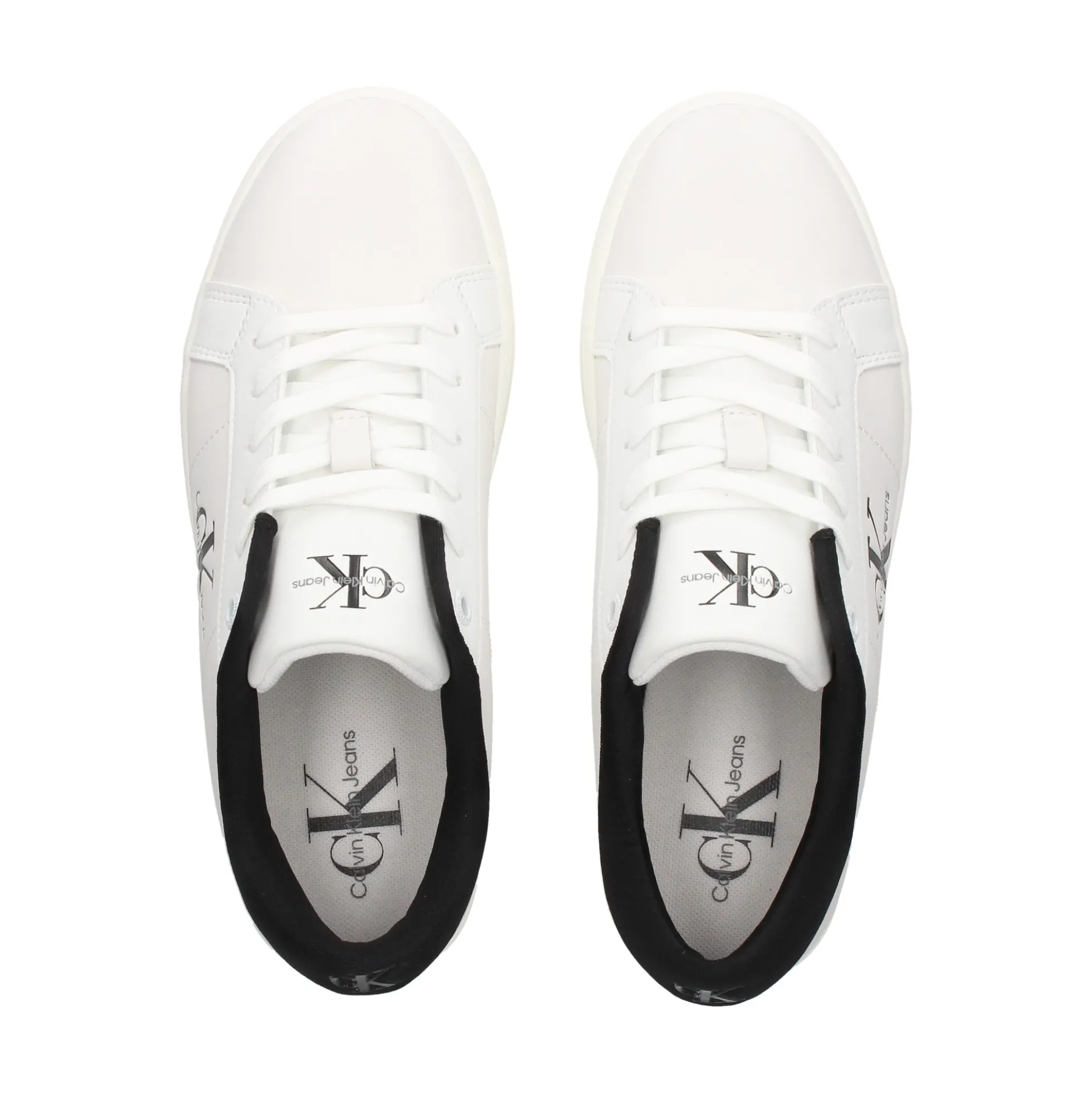 CALVIN KLEIN Zapatillas de Mujer YW0YW01444 0GM WHITE/BLACK