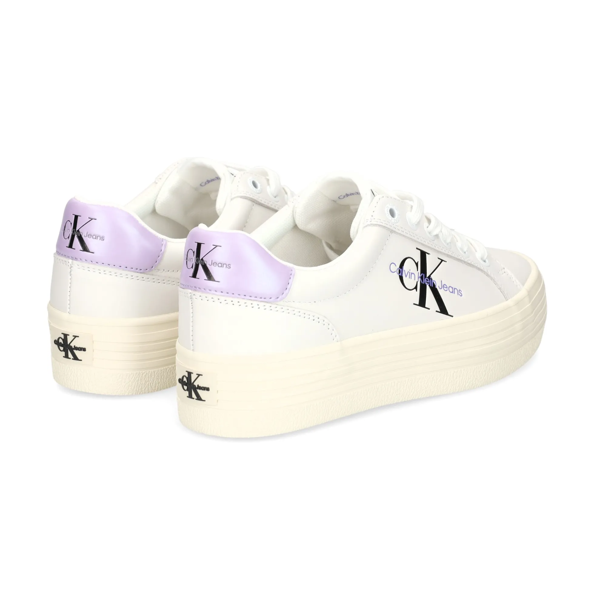 CALVIN KLEIN Zapatillas de Mujer YW0YW01474 0LB WHITE/PASTE
