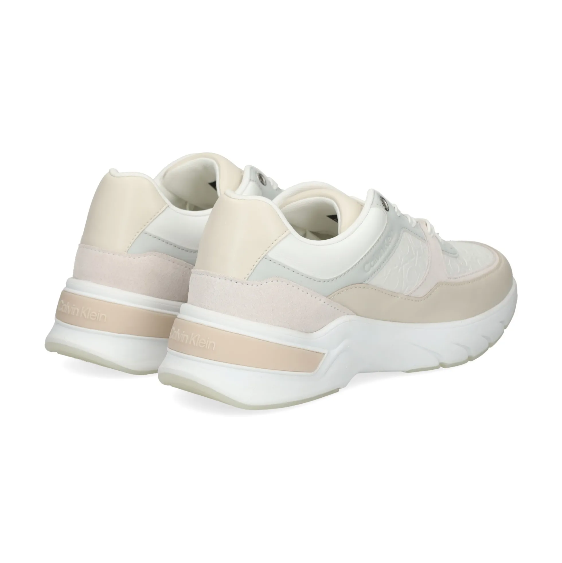 CALVIN KLEIN Zapatillas de Mujer HW0HW01869 0F9 DK ECRU/WHI